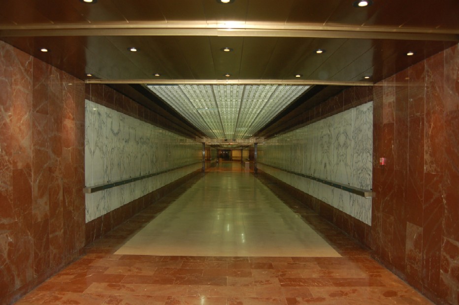 monaco monte carlo train station. Tunnel to Monaco train station